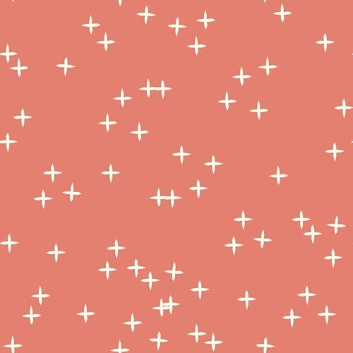 Birch Fabrics - Mods Basic 3 - Wink Coral Birch Fabrics - Mods Basic 3 - Wink Coral