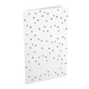 Klappkarte mit Umschlag "triangles"