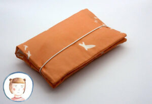 Windeltasche Wickeltasche Deluxe "Rosa Vögel"