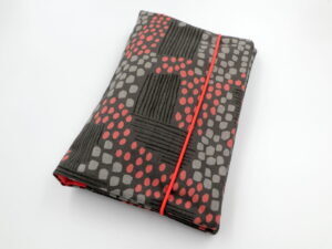 Windeltasche mit Namen "Punktetraum braun"