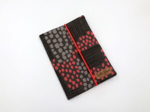 U-Hefthülle - Mosaik in Schwarz und Rot - U-Heft Hülle