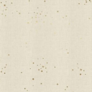Cotton&Steel - Basics - Freckles Twinkle Unbleached Metallic