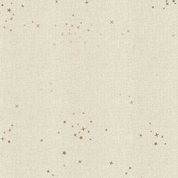 Cotton&Steel - Basics - Freckles Twinkle Unbleached Metallic Cotton&Steel - Basics - Freckles Twinkle Unbleached Metallic