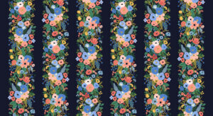 Cotton&Steel - Wildwood - Garden Party Vines navy