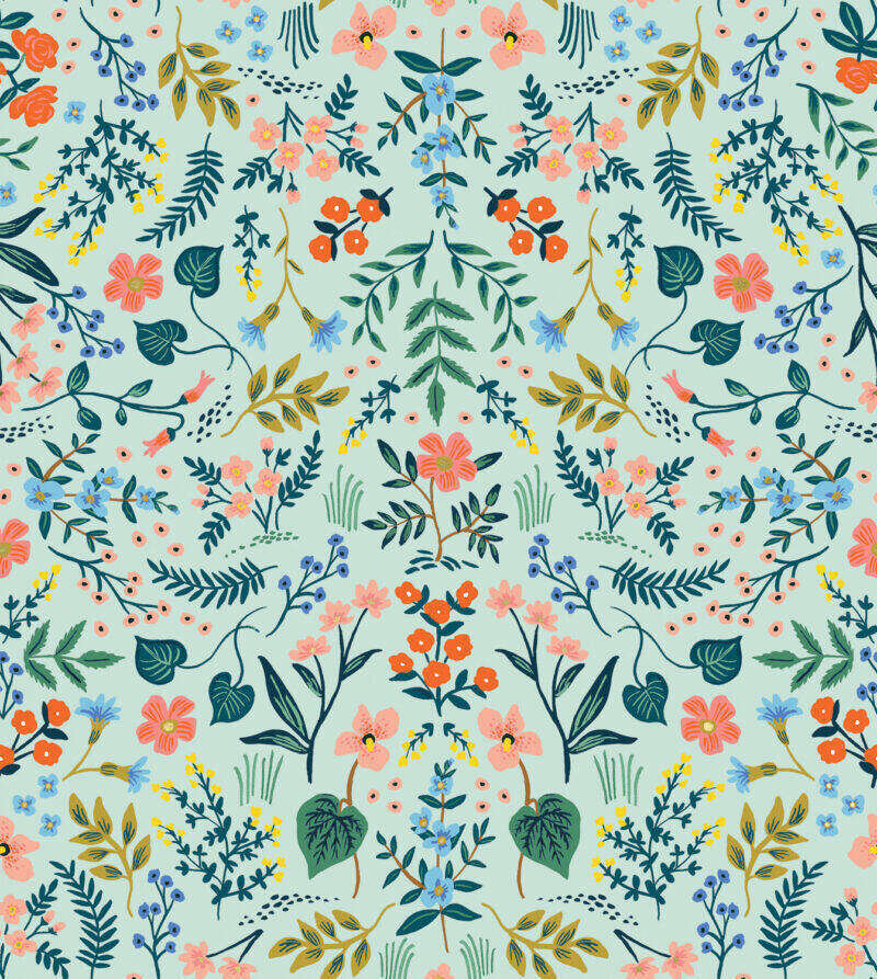 Cotton&Steel - Wildwood - Wildwood Mint Metallic Cotton&Steel - Wildwood - Wildwood Mint Metallic