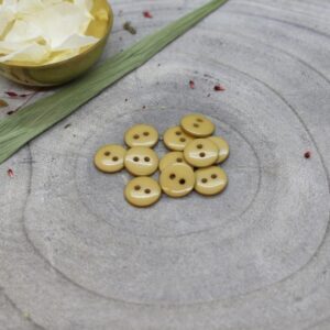 Knopf "Classic Shine Buttons" - Mustard