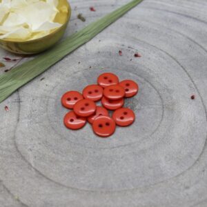 Knopf "Classic Shine Buttons" - Tangerine
