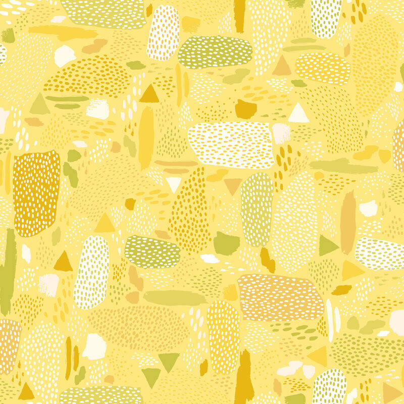 Cotton&Steel - Girl's Club - Pebbles - Yellow Cotton&Steel - Girl's Club - Pebbles - Yellow