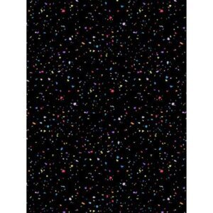 RJR Fabrics - Confetti - Confetti Multi On Black