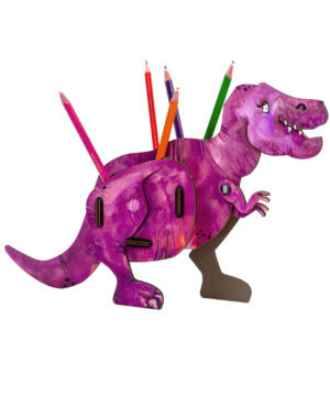 Stiftebox Dino T-Rex – Werkhaus Stiftehalter für Kinder zur Einschulung