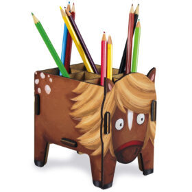 Stiftebox Vierbeiner Pony – Werkhaus Stiftehalter für Kinder