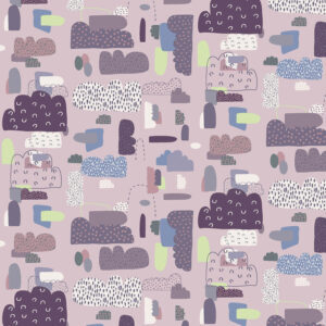 Cotton&Steel - Mystical - Cloud Nine - Dusty Rose