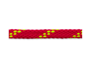 Union Knopf - Flechttresse neon pink/gelb