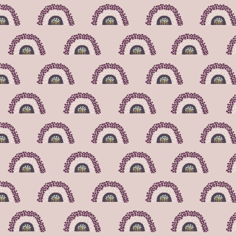 Cotton&Steel - Dusk till Dawn - Flower Hills - Rosetone Cotton&Steel - Dusk till Dawn - Flower Hills - Rosetone