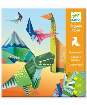 Origami Bastel-Set - Dinosaurier