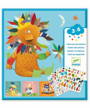 Sticker 3-6: Stickerbild Tiere von DJECO