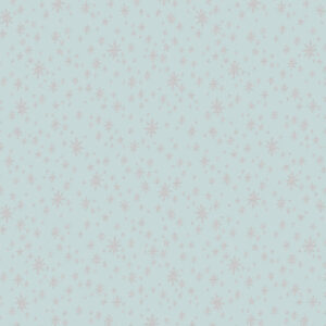 Cotton&Steel Fabrics - Holiday Classics - Starry Night - Mint Metallic