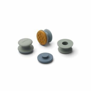 Stempel-Set aus Silikon "Earl Stamps" – Blue Multi Mix