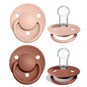 BIBS - Blush & Woodchuck Silicone - Bibs de Lux (0-36m)