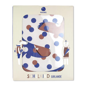 Ava&Yves - Girlande Konfettimuster (Hund)