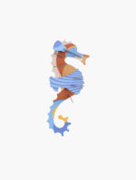 Studio ROOF - blue ringlet seahorse Studio ROOF - blue ringlet seahorse