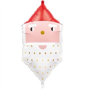 rico design - YEY! Let's Party Folienballon Weihnachtsmann 41x82x33cm