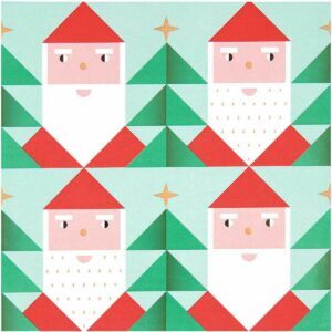 Paper Poetry Geschenkpapier Weihnachtsmann & Tannen 70cm 2m 80g/m²