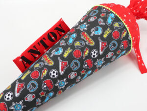 Schultüte "Skating" mit Namen