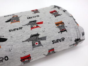 BW Jersey - Melange Superhero - Rot