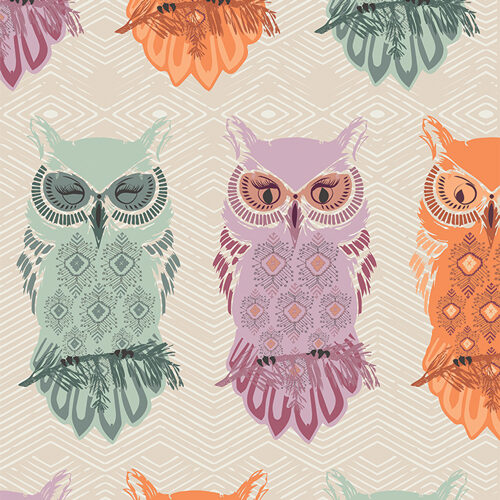 Art Gallery Fabrics - The Season of Tribute - Bird of Night Five Art Gallery Fabrics - The Season of Tribute - Bird of Night Five
