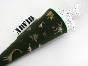 Schultüte "Dino" mit Namen