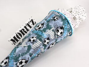 Schultüte "Fußball" mit Namen