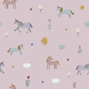 Einhörner mauve (Jersey)