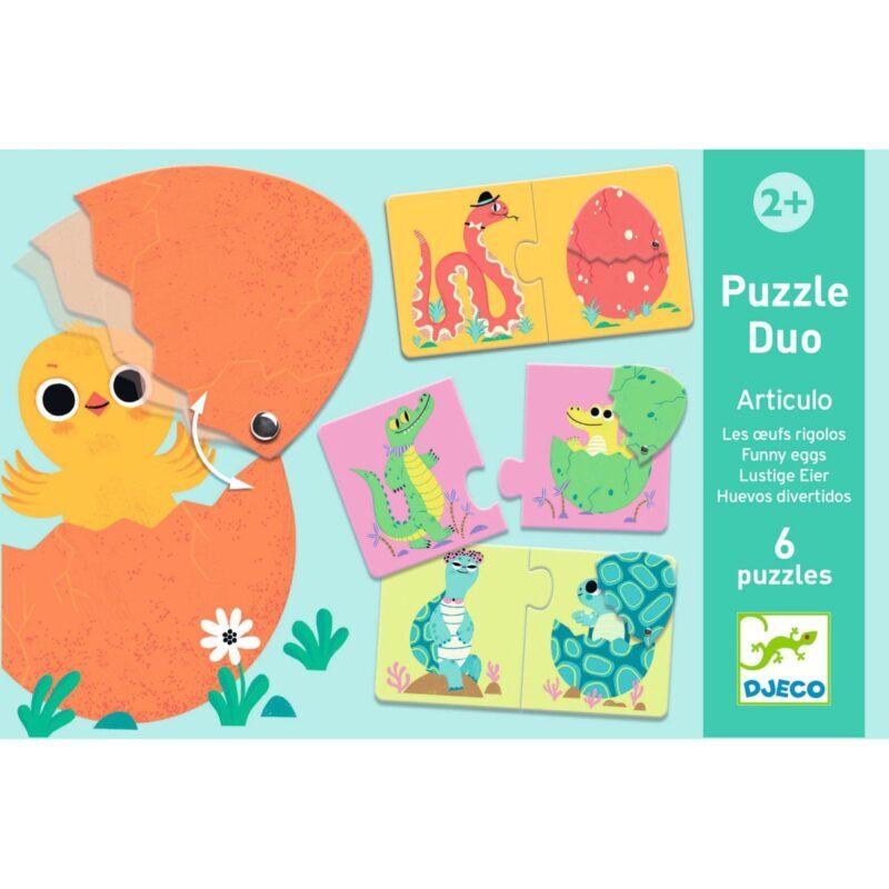 Djeco - Lernspiel Puzzle duo: Eier Djeco - Lernspiel Puzzle duo: Eier