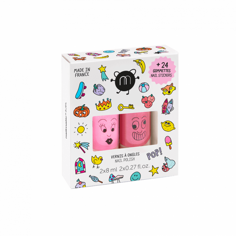 Nailmatic - POP set - nail polish and stickers Nailmatic - POP set - nail polish and stickers