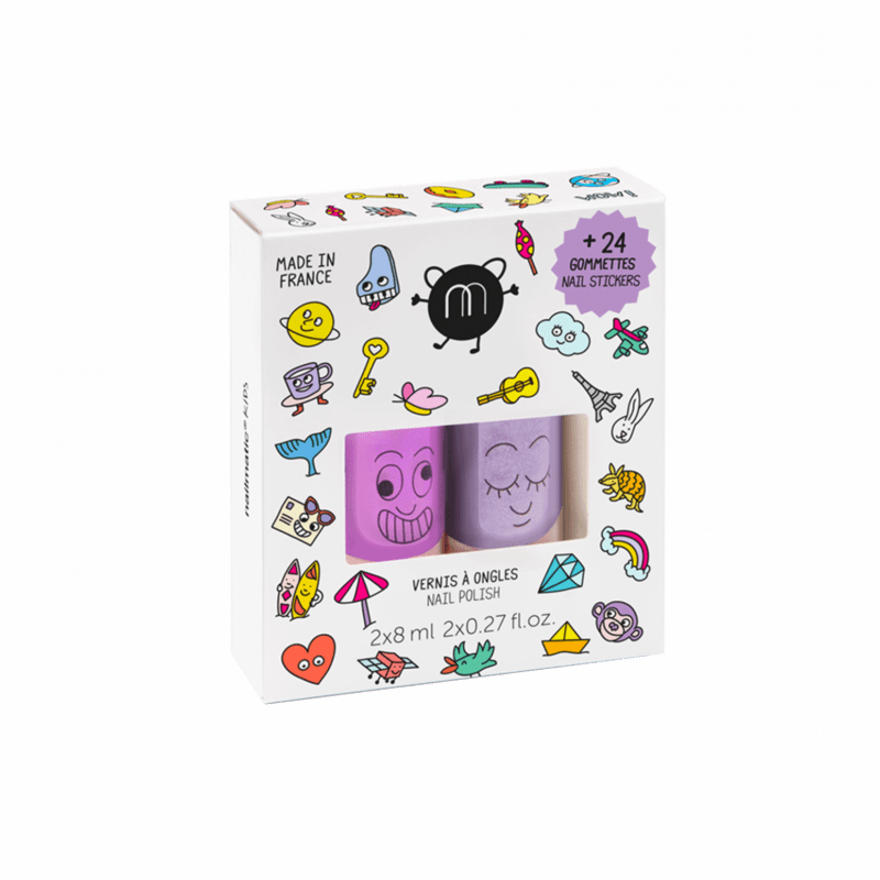 Nailmatic - WOW set - nail polish and stickers Nailmatic - WOW set - nail polish and stickers