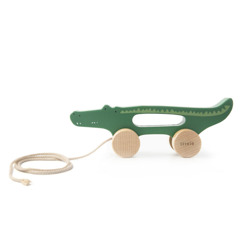 Trixie Baby - Wooden pull along toy - Mr. Crocodile Trixie Baby - Wooden pull along toy - Mr. Crocodile