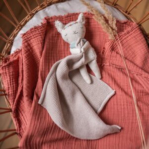 ava&yves - Kuscheltuch groß mit Lamm