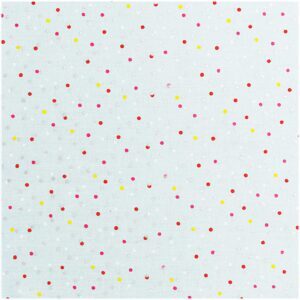 rico design - Konfetti mint mit neon / silber