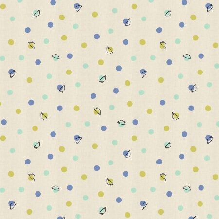 Cotton&Steel - Omatsuri Nakama - Kotorichan - Royal Blue Unbleached Fabric Cotton&Steel - Omatsuri Nakama - Kotorichan - Royal Blue Unbleached Fabric