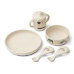Liewood - Ryle Printed Tableware Set (All together / Sandy) Liewood - Ryle Printed Tableware Set (All together / Sandy)
