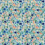 verhees textiles - JERSEY DIGITAL WILD FLOWERS - LIGHT MINT verhees textiles - JERSEY DIGITAL WILD FLOWERS - LIGHT MINT