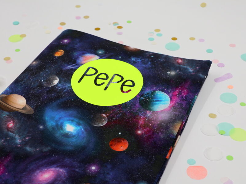 Personalisierte Zeugnismappe Weltall – Schulkind Geschenk zur Einschulung