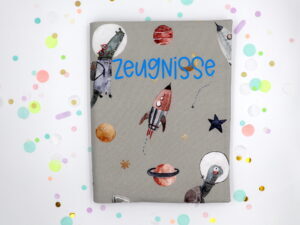 Zeugnismappe mit Namen