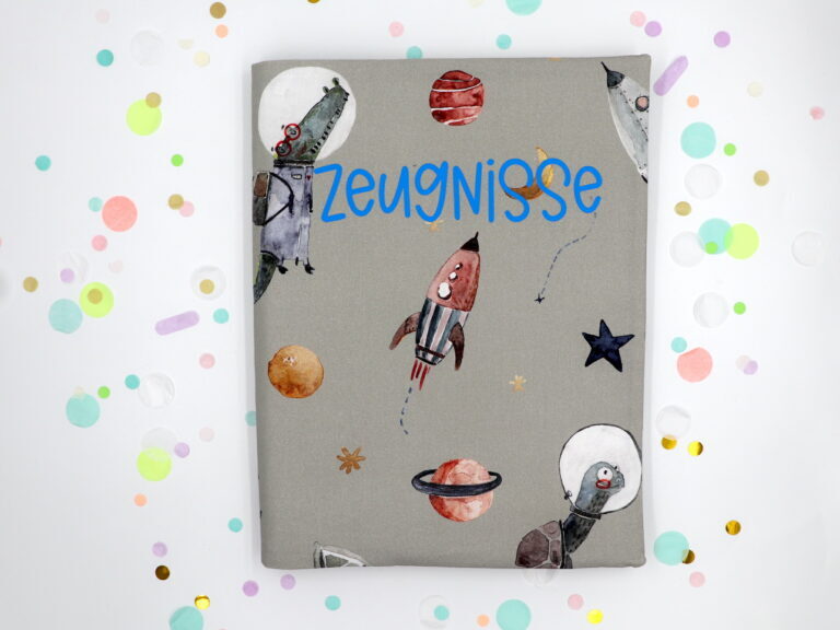 Zeugnismappe mit Namen