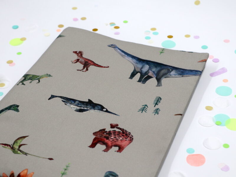 Personalisierte Zeugnismappe Dinos Halfbird – Dinosaurier mit Namen