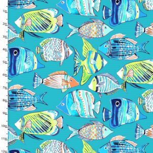 3 wishes fabrics - Sandsational - Turquoise