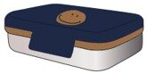 Lässig - Lunchbox Stainless Steel Little Gang Smile navy