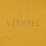 verhees-textiles-double-gauze-goldene-sprinkle-ocker-gold-2