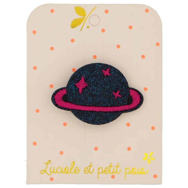 Luciole et Petit Pois - Brosche - Blauer Planet Luciole et Petit Pois - Brosche - Blauer Planet